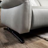 VISO Leather Motorised Adjustable Headrest Recliner sofa