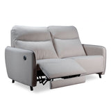 HOMER Fabric High Backrest with USB Ports Motorised Recliner Sofa