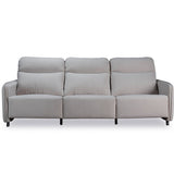 HOMER Fabric High Backrest with USB Ports Motorised Recliner Sofa