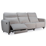 HOMER Fabric High Backrest with USB Ports Motorised Recliner Sofa