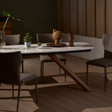 BRANCA Quartz With Marble Accents Dining Table