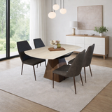 TRAVIS Sintered Stone Top Dining Table