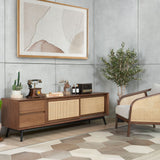 NASH rattan fabric armchair