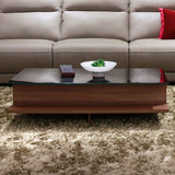 EXTESO Glass Top Coffee Table