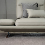 LOVY Full Thick Leather Pushback Sofa