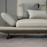 LOVY Full Thick Leather Pushback Sofa