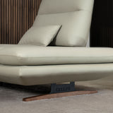 LOVY Full Thick Leather Pushback Sofa