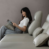 LOVY Full Thick Leather Pushback Sofa