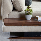 EVITA Large Modular Fabric Sofa with Removable Cushion Covers
