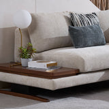 EVITA Large Modular Fabric Sofa with Removable Cushion Covers