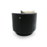CLUB Faux Leather Swivel Armchair