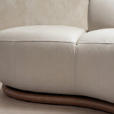 ASHER Large Modular Motorised Leather Sofa