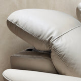 ASHER Large Modular Motorised Leather Sofa