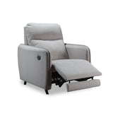 HOMER Fabric High Backrest with USB Ports Motorised Recliner Sofa