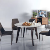 Kay Quartz Top Round Dining Table 1.5m
