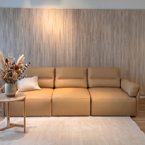 SCOTT Modular Leather Push-Back Motorised Sofa