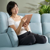 HIRO Modular Leather Sofa with Adjustable Headrest