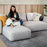 ROND Modular Fabric Sofa with Removable Covers