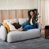 ROND Modular Fabric Sofa with Removable Covers