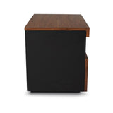 SLIDE Walnut Bedside Table