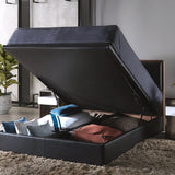 TRINITY Faux Leather with Storage Lift Divan Bed Frame