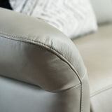 VISO Leather Motorised Adjustable Headrest Recliner sofa