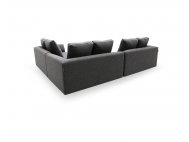 Evita L-Shape Fabric Sofa with Removable Cushion Covers