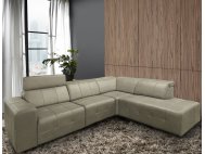 Pac Motorised L-Shape Leather Recliner Sofa