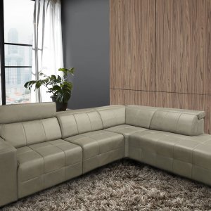 Pac Motorised L-Shape Leather Recliner Sofa Pac Motorised L-Shape Leather Recliner Sofa