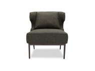 Wing Armchair with Seat Cushion