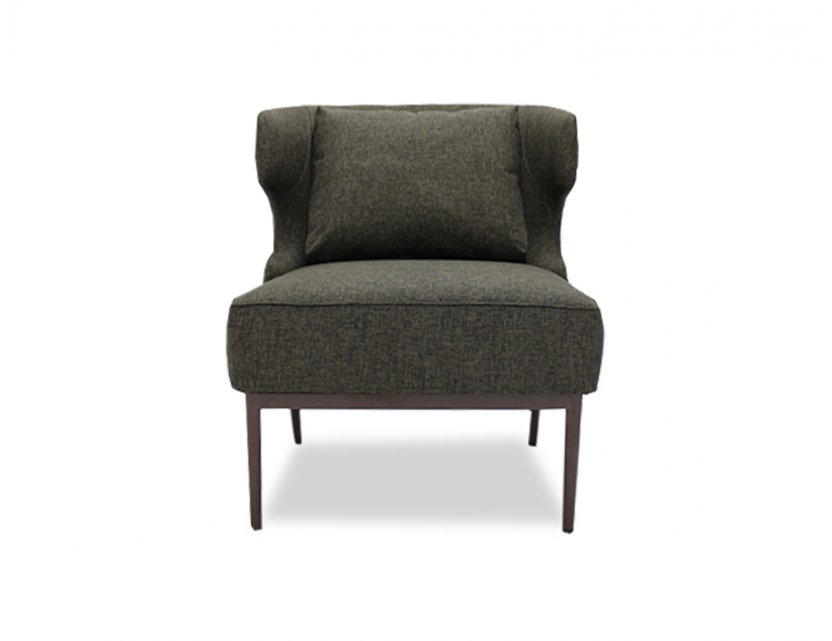 Wing Armchair with Seat Cushion