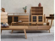 Alba TV Console In Solid Timber (Oak Finish)
