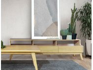 Alba TV Console In Solid Timber (Oak Finish)