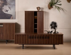 Louvre Fluted TV Console