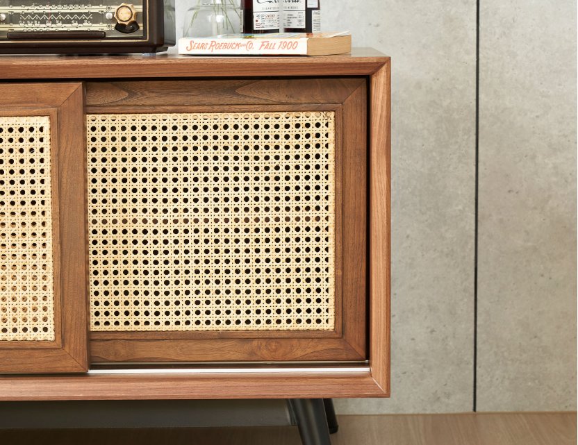 Nash Rattan Tv Console