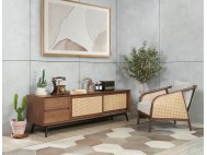 Nash Rattan Tv Console