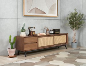 Nash Rattan Tv Console