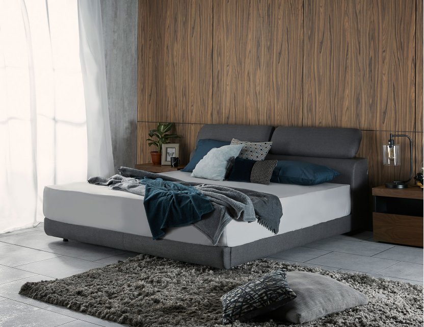 Apollo Bedframe with Storage and Adjustable Headboard