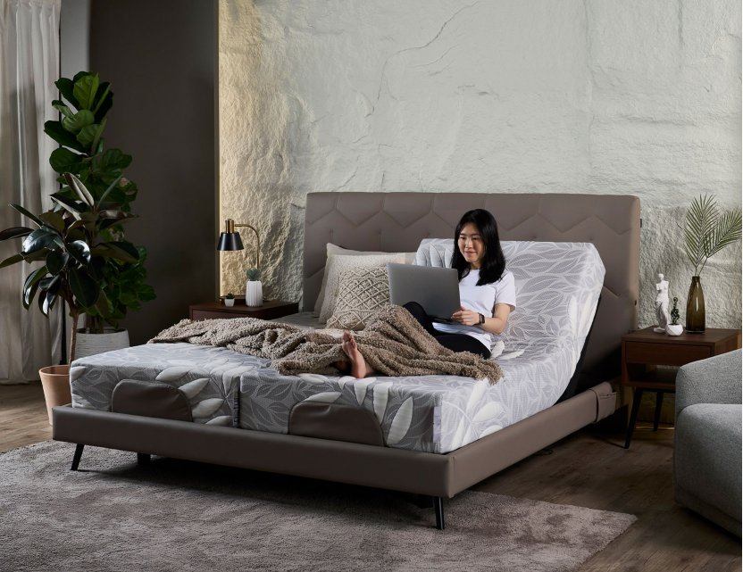 Drift Adjustable Bed With Natura Mattress And USB Ports