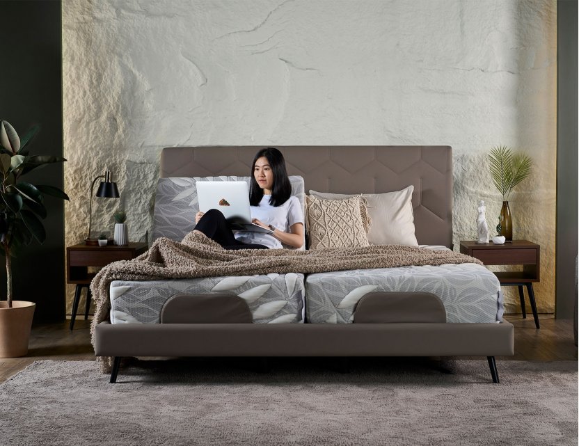 Drift Adjustable Bed With Natura Mattress And USB Ports