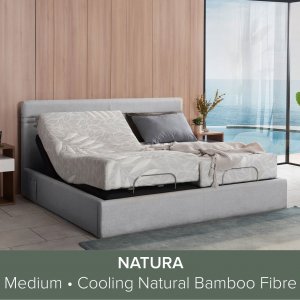 Float Adjustable Bed with Natura Mattress and USB Ports Float Adjustable Bed with Natura Mattress and USB Ports