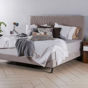 Ribb Bedframe In FabricGard with Mattress Bedroom Package