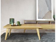 Alba Classic Coffee Table In Solid Timber (Oak Finish)