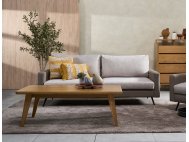 Alba Classic Coffee Table In Solid Timber (Oak Finish)