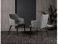 Black Beauty Granite Dining Table 1.9m with 6 Hatch Dining Chairs