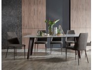 Kay Quartz Top Dining Table 2.4M + 8 Henry Chairs