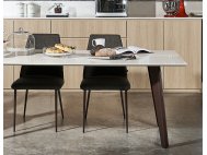 Kay Quartz Top Dining Table 1.6M with 4 Henry Dining Chairs