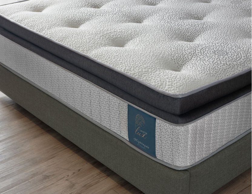 Ribb Bedframe In FabricGard with Mattress Bedroom Package