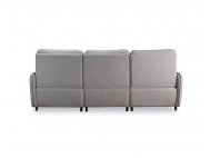 Homer Motorised Fabric Recliner Sofa with USB Ports and High Backrest