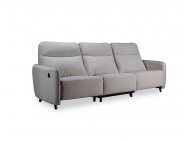 Homer Motorised Fabric Recliner Sofa with USB Ports and High Backrest